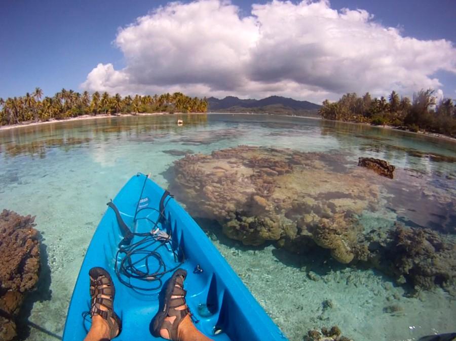 kayaking around your private island
