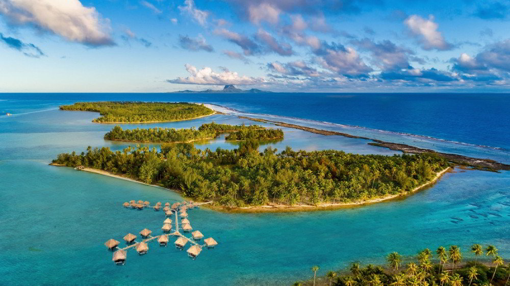 example of overwater resort bungalows