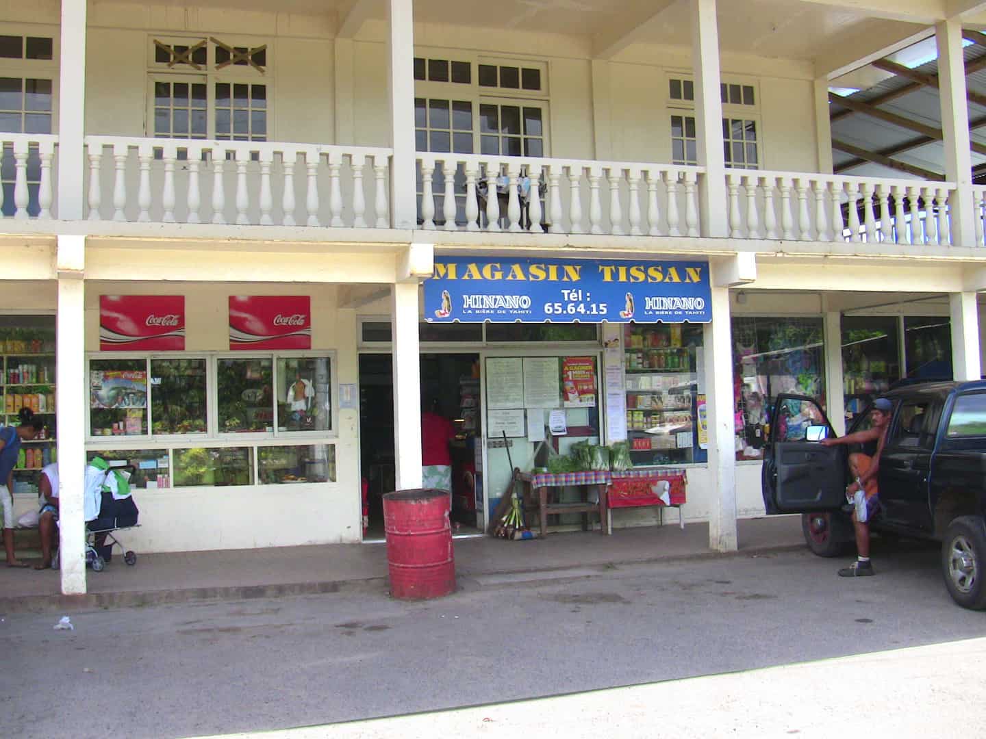 Local Market in Patio village near Motu Moie